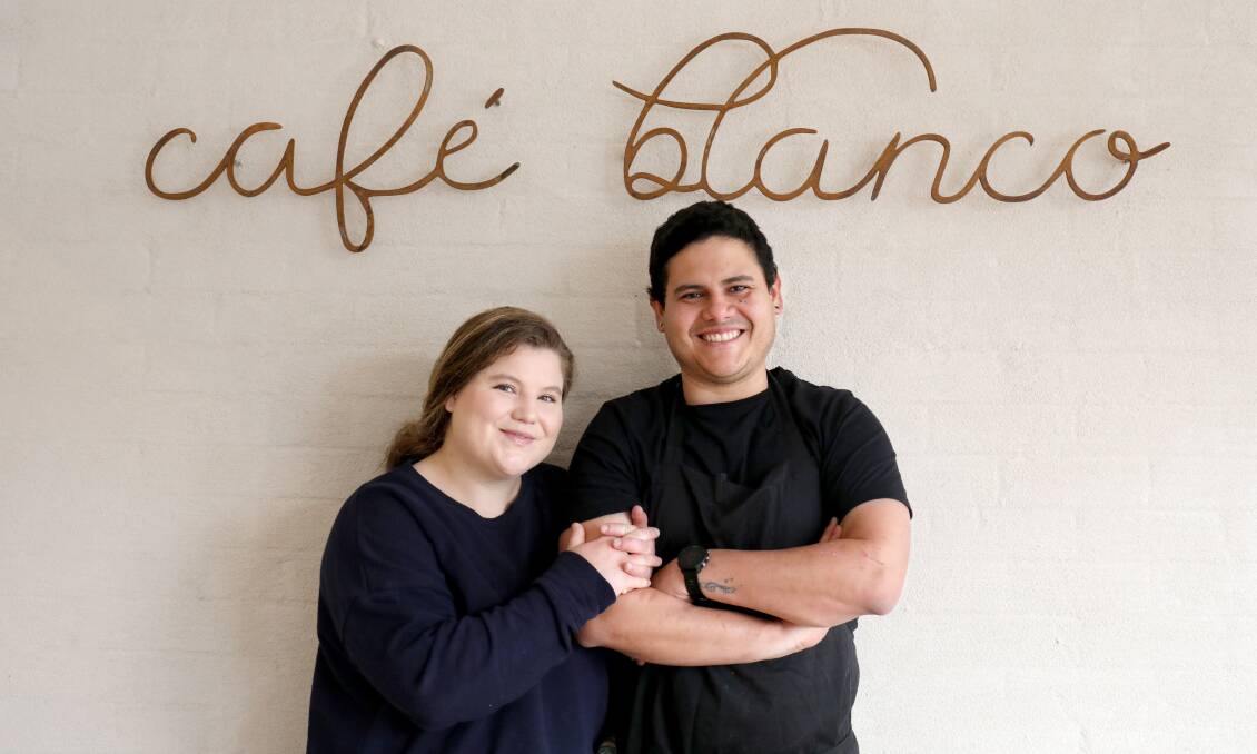 Cafe Blanco owners Bridget Meli and Jose Blanco. Picture by James Croucher
