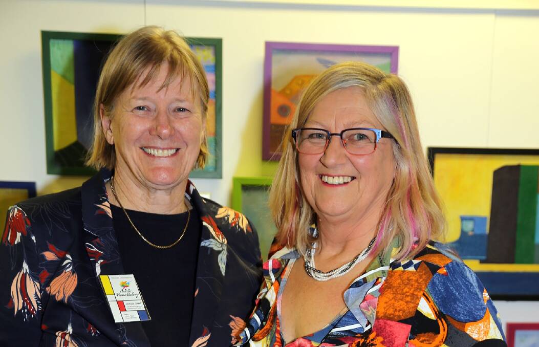 The historian and the artist: Dr Kathryn Spurling and Margaret Hadfield. Picture: Supplied