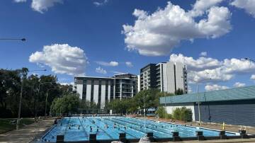 The Phillip swimming pool when it re-opened to the public last November. Picture supplied 