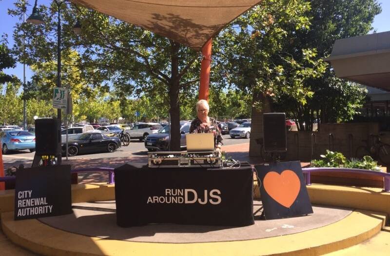 DJ Sue will be back playing at the Dickson shops on Saturday from 11am to 1pm. Picture: Supplied