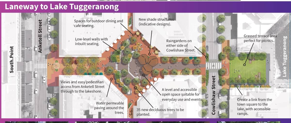 The design for the laneway. Image: supplied