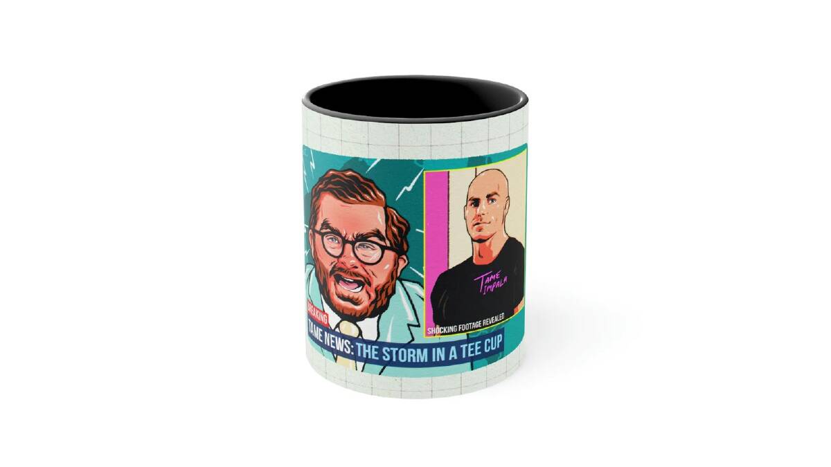 The "storm in a tee cup" as a coffee cup. Picture supplied