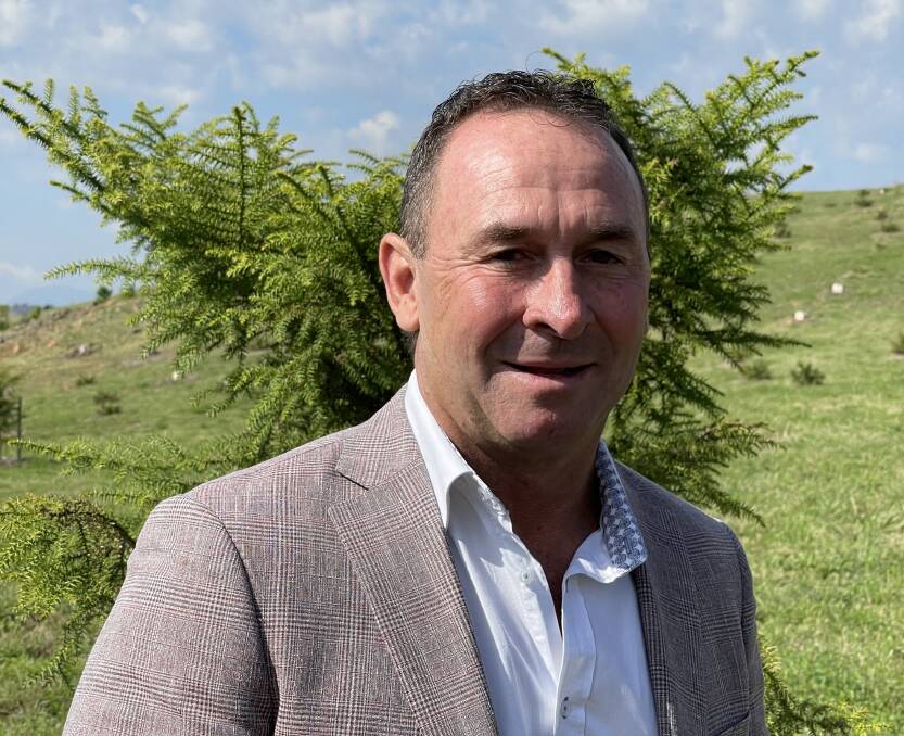 Ricky Stuart at the arboretum on Thursday where he was honoured for his stellar sporting career and advocacy of people with autism and their families. Picture: Supplied