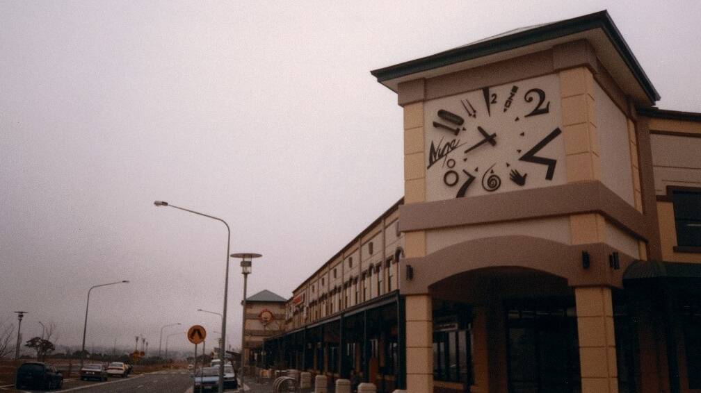 The Marketplace Gungahlin stood, surreally, in the middle of paddocks when it opened in 1998. Picture supplied 