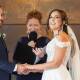 Alex Pascoe and Valentina Simonetti were married on air by MIX 106.3 presenter Kristen Davidson who has also just become a celebrant. Picture: Sitthixay Ditthavong