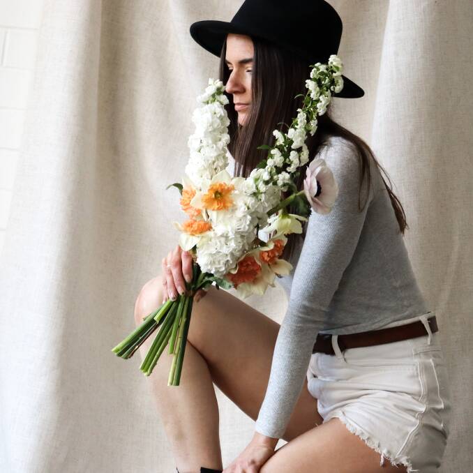 Larissa first discovered floristry while on work experience as a school student in Canberra. Picture: Monique Hirsler