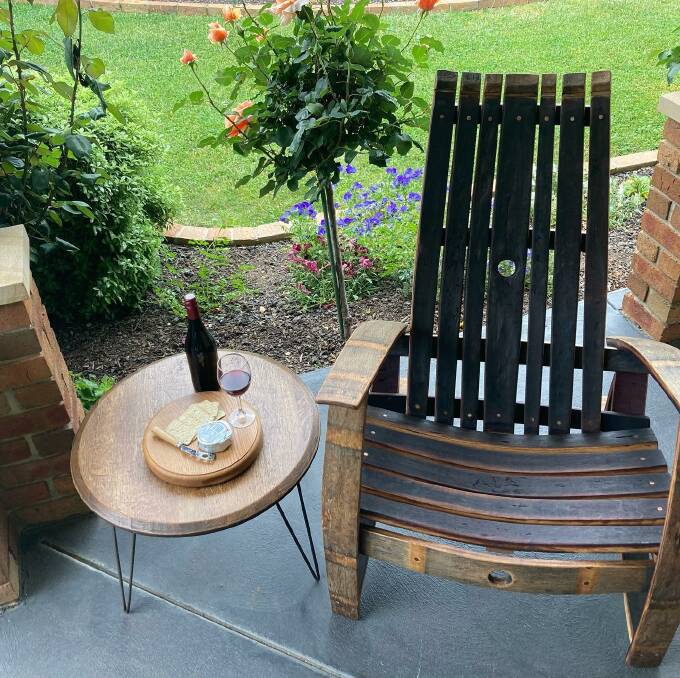 Mary-Go-Round is also selling re-purposed wine barrels from Timber by Terry. Picture: Facebook