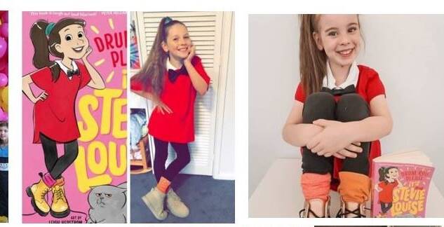 Some Stevie Louise fans, including those who dressed up as her for Book Week. Picture: Supplied