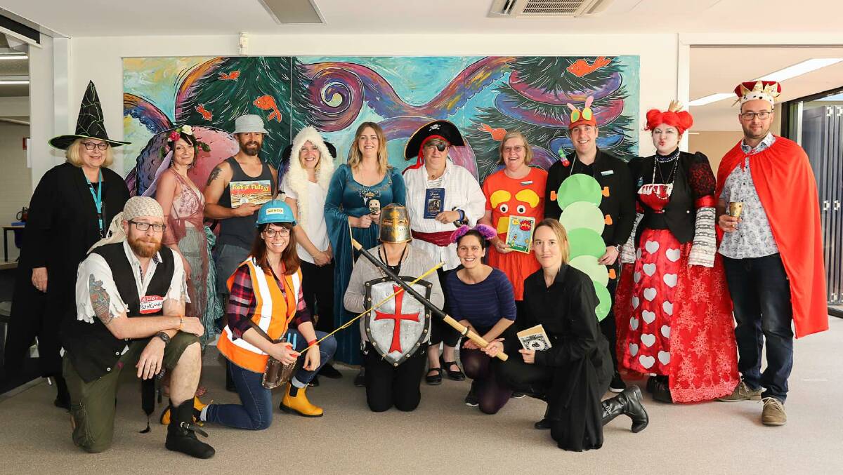 The teachers at Hawker College got into the spirit of Book Week.
