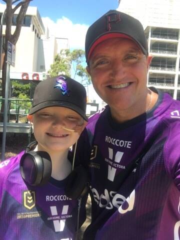 Luca loves the Melbourne Storm and music.