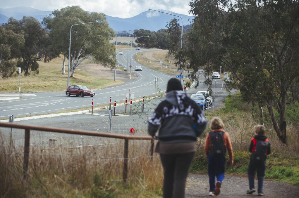 The traffic lights, at the intersection of Mannheim Street, will help people who want to cross Sulwood Drive to get to Mount Taylor. Picture: Dion Georgopoulos