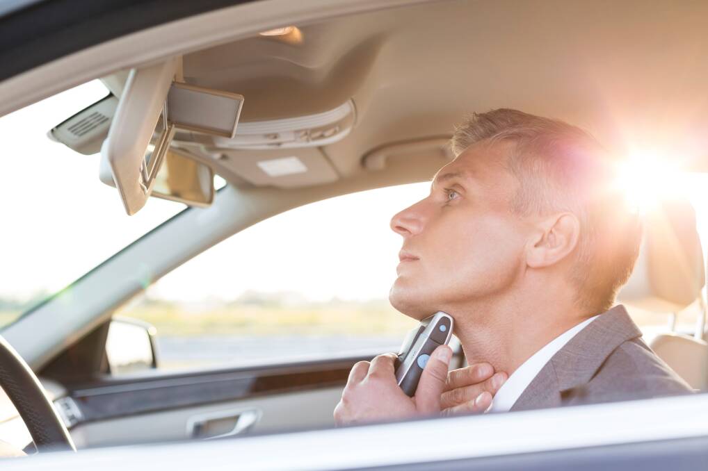 Shaving and driving. No. Picture: Shutterstock
