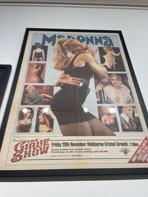 A poster from The Girlie Show tour of Australia in 1993. Picture supplied 