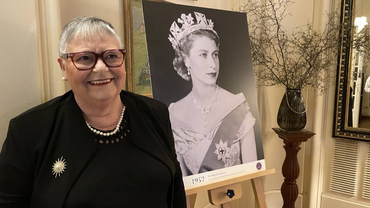 Magaret Brownlie, a retired nurse, said the Queen had had a profound impact on her how life. Picture by Megan Doherty