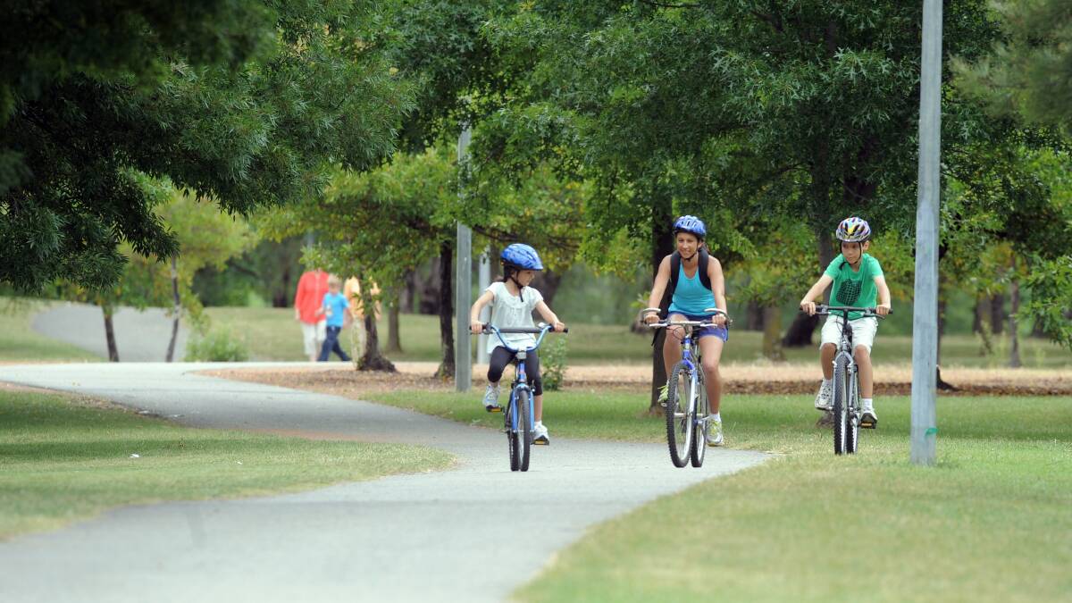 Simon Copland says he wants to make cycling in Canberra more appealing for everyone. Picture by Graham Tidy