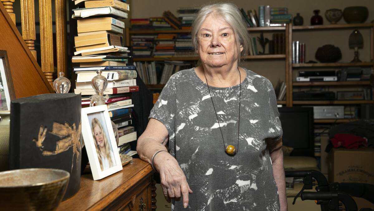 Marion Halligan latest's book Words for Lucy is about her late daughter. Picture: Keegan Carroll