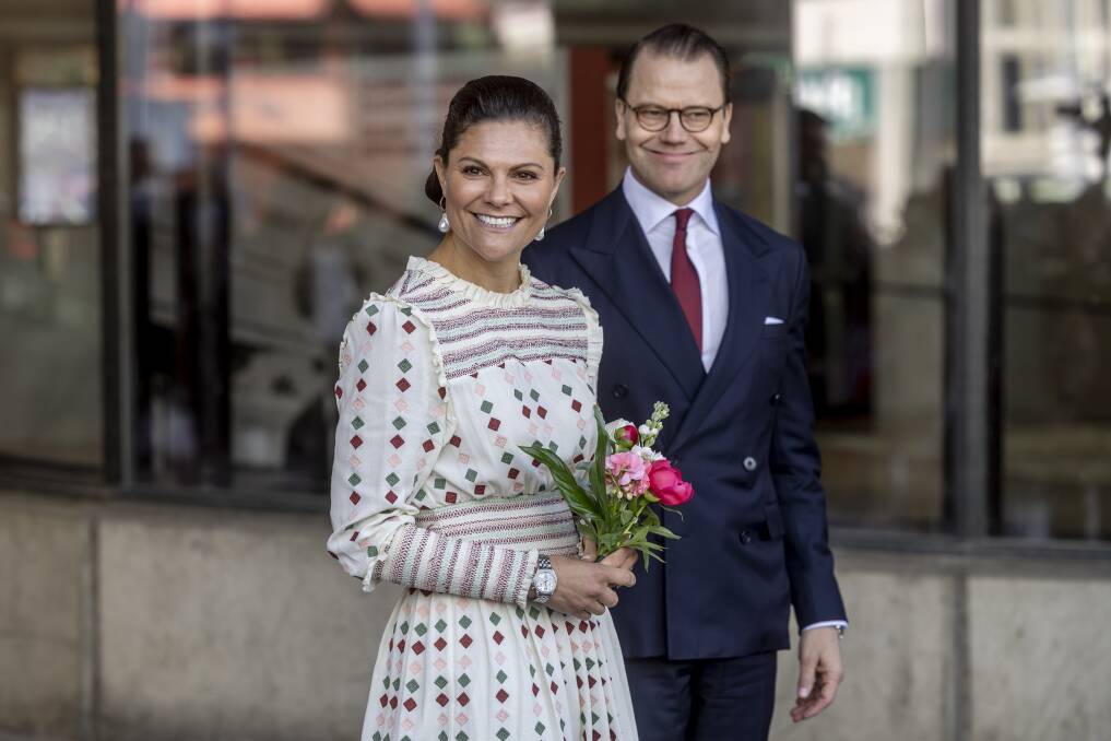 Crown Princess Victoria, 45, is Sweden's heir apparent, the eldest child of King Carl XVI Gustav and Queen Silvia. Picture Getty Images