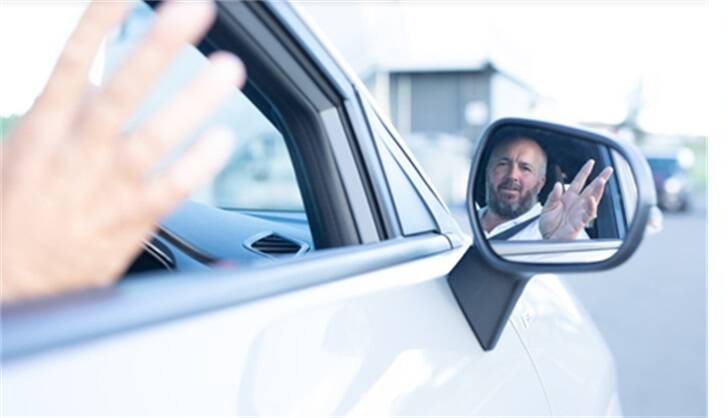 Nearly a quarter of drivers say they will only wave to thank another driver if the other driver waves first. Picture: Supplied