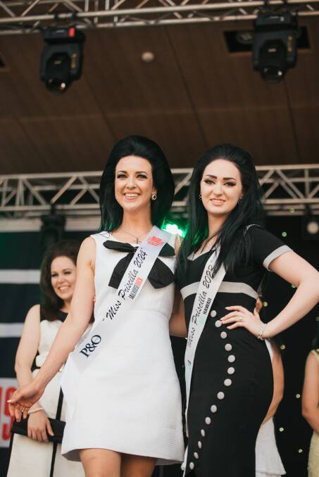 Leah with last year's Miss Priscilla, Nickyra Burley. Picture by Brent Young