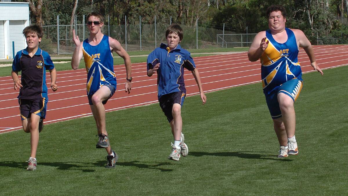Nicholas training in Canberra in 2007. Picture by Gary Schafer 