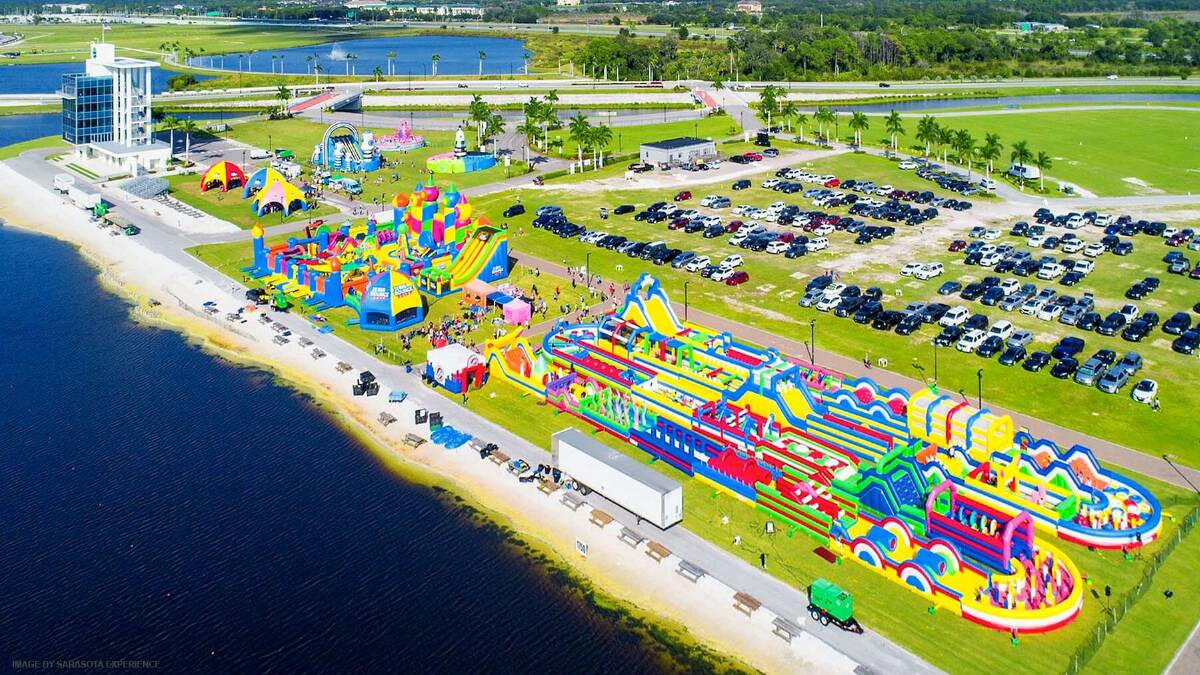 Big Bounce Australia is touted as the largest touring inflatable event in the world. Picture: Supplied