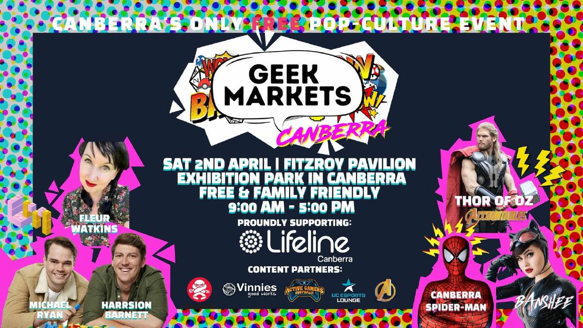 Meet the Thor of Oz at Geek Markets Canberra this Saturday