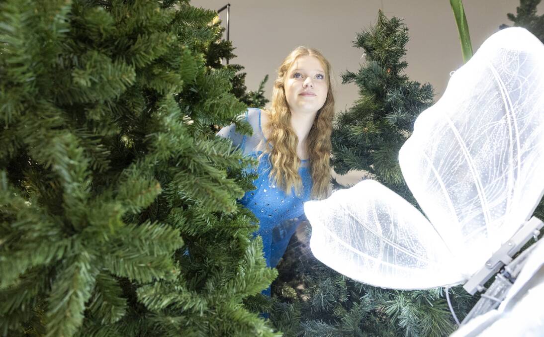 Abbey Heather, 14, plays a winter princess. Picture by Gary Ramage