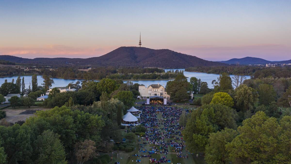 The Canberra Symphony Orchestra's Summer Prom at Government House in 2019. Picture: Martin Ollman