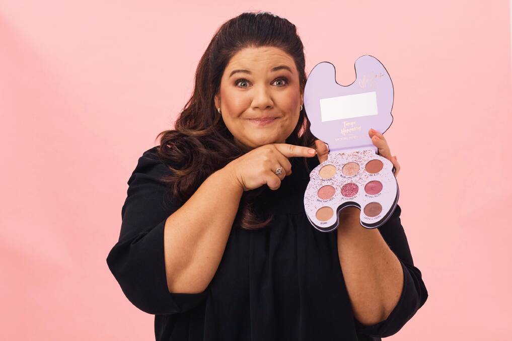 Tanya Hennessy's makeup line has playful donut and croissant names and packaging. Picture: Supplied