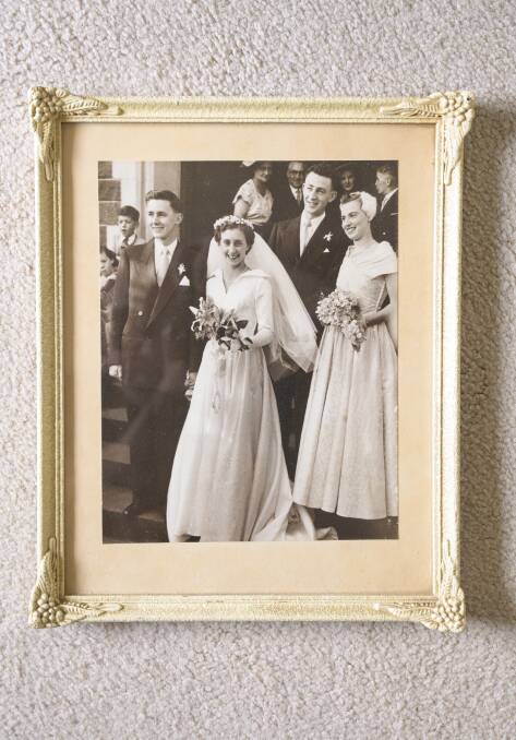 The couple on their wedding day on December 5, 1953. Picture by Keegan Carroll