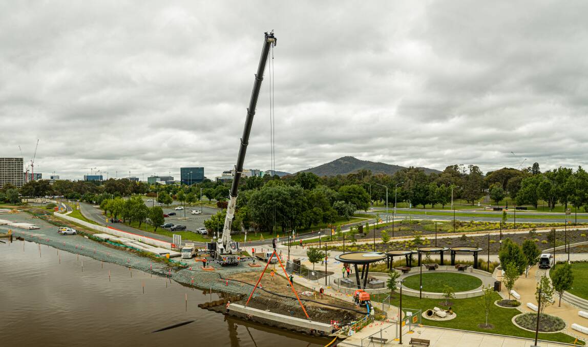weighty-milestone-achieved-at-acton-waterfront-the-canberra-times