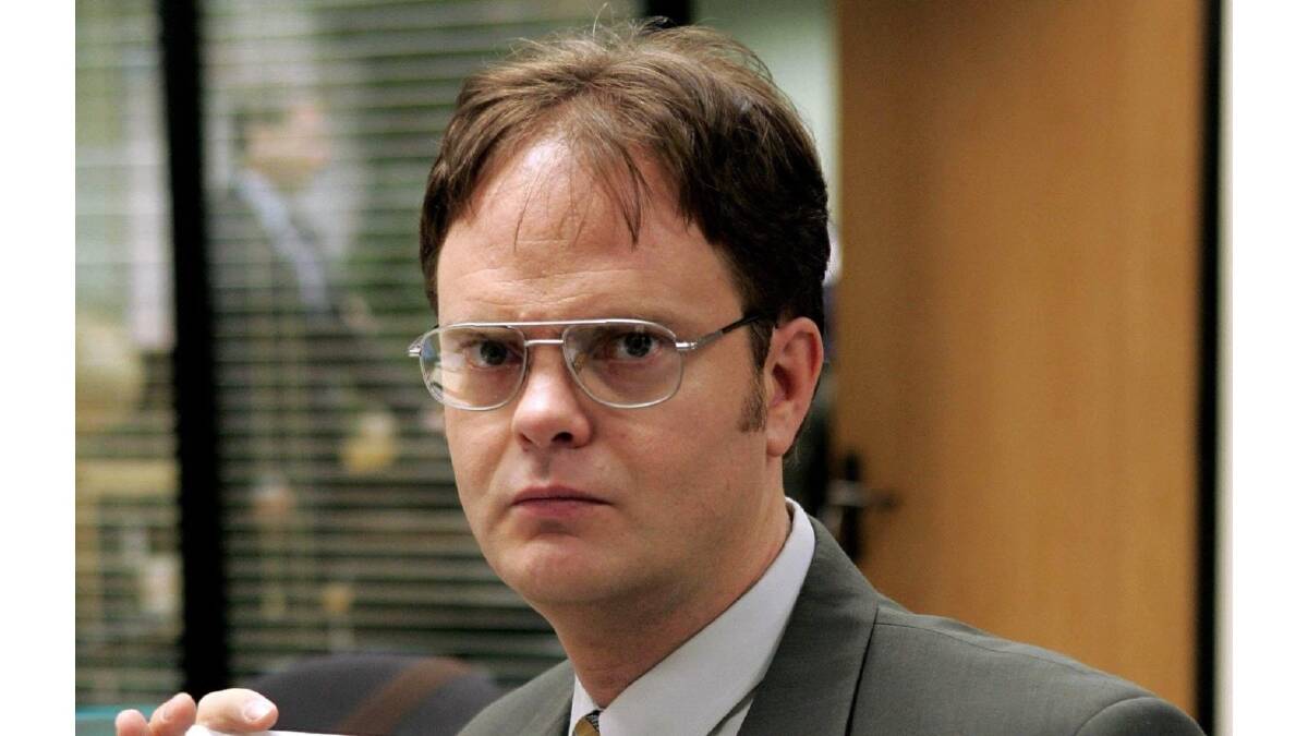 Dwight from The Office - he's basically one of the family. Picture supplied 