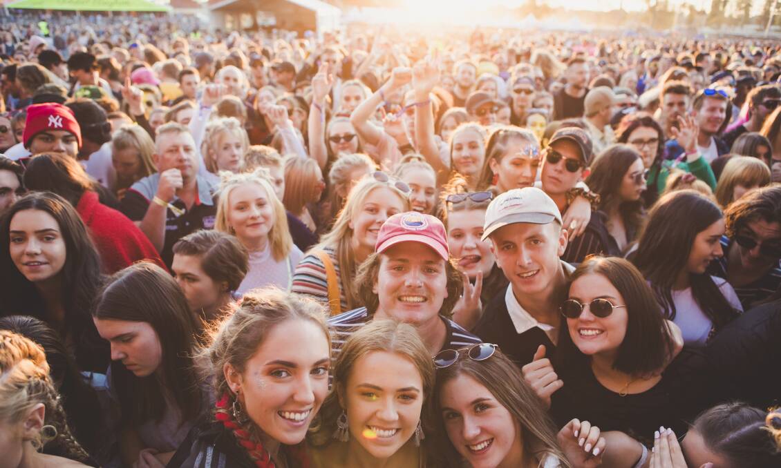 Groovin the Moo in Canberra in 2019. The 2020 event is cancelled. Picture: Jamila Toderas