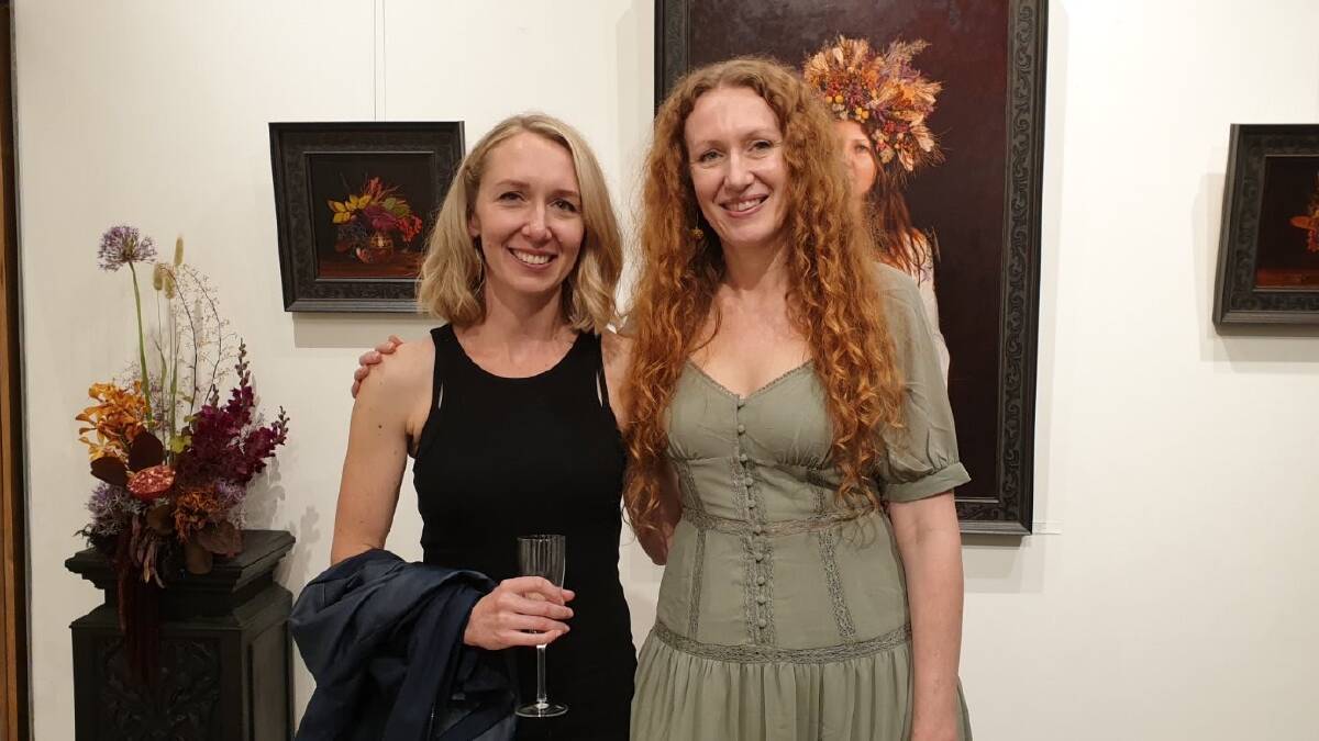 Sisters and artists Colleen Stapleton and Narelle Zeller. Picture: 
