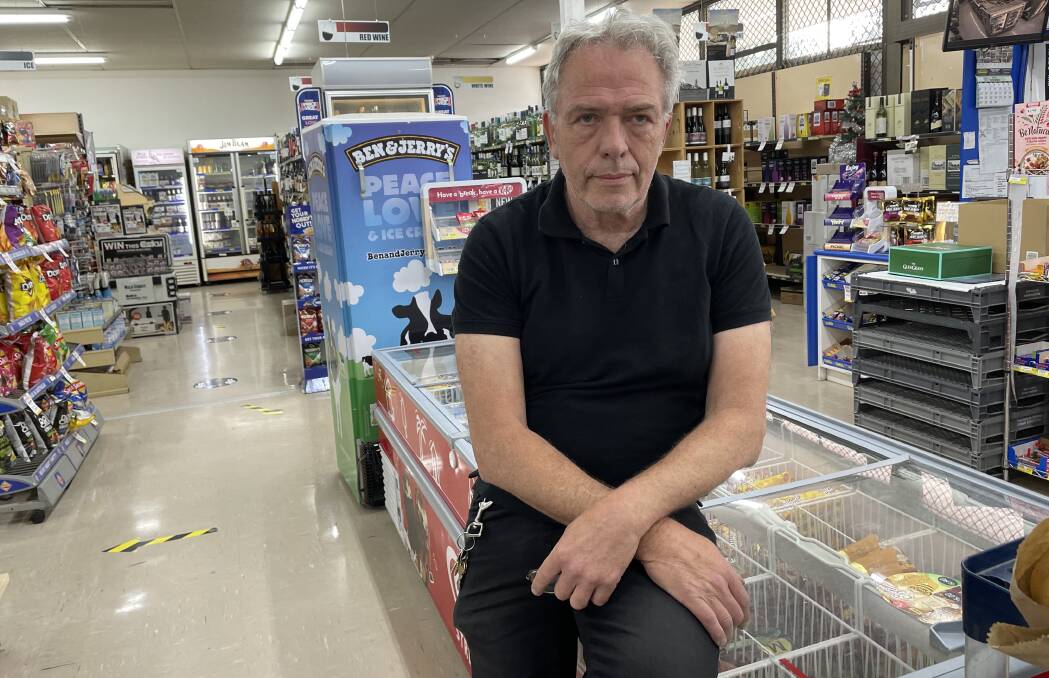 Gowrie Friendly Grocer owner Brian Shea said he was glad he was in the supermarket at the time and not one of his young assistants. Picture by Megan Doherty