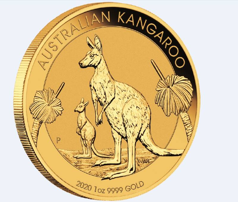 A gold investment coin from the Perth Mint. Image: Supplied