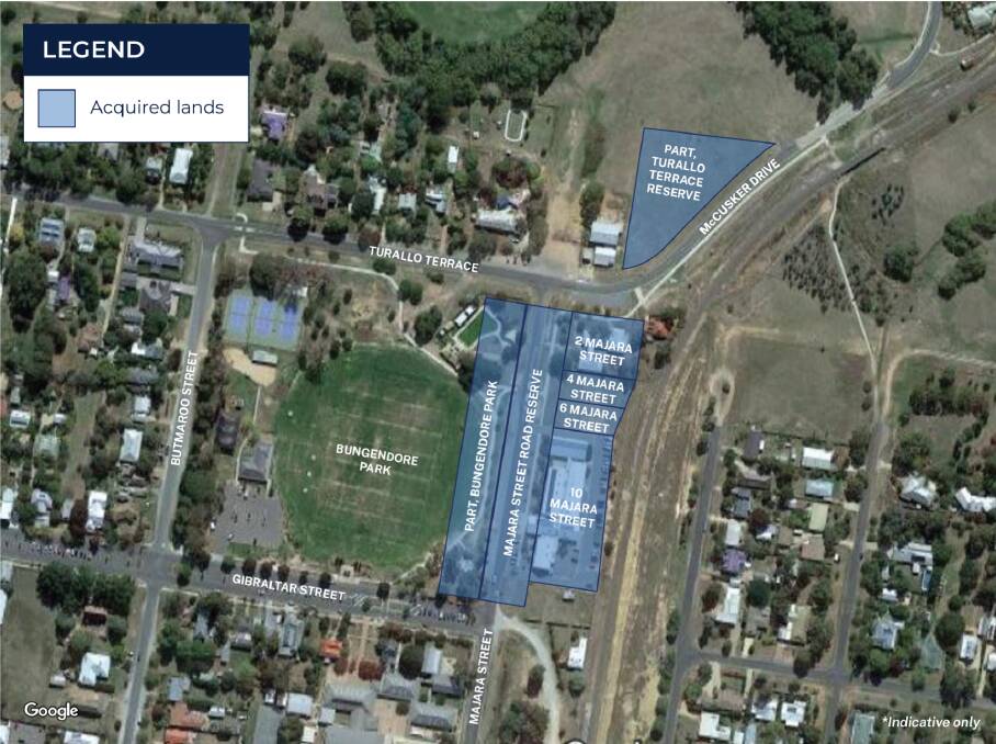 The NSW government has taken ownership of some sections of land in Bungendore with the intention of building a new high school. Picture: NSW Department of Education