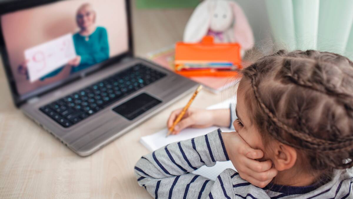 Remote learning will likely continue for the rest of term 3, which ends on Friday, September 17. Picture: Shutterstock