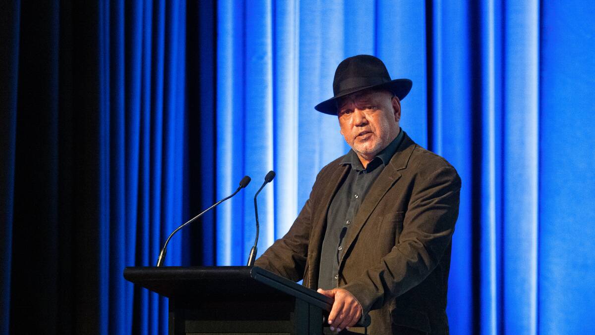 Indigenous activist Noel Pearson spoke at a Catholic Education Canberra Goulburn conference on Monday. Picture by Sitthixay Ditthavong
