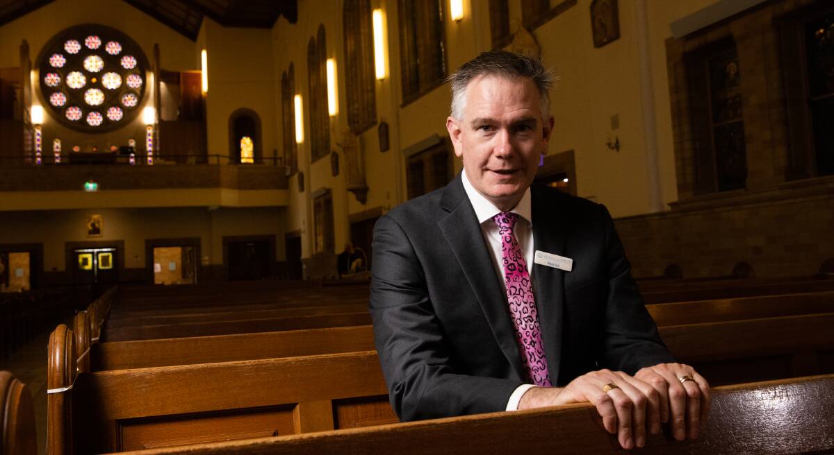 Catholic Education director for Canberra Goulburn Archdiocese Ross Fox said his community was concerned Catholic schools could be subject to compulsory acquisition in the future. Picture by Keegan Carroll