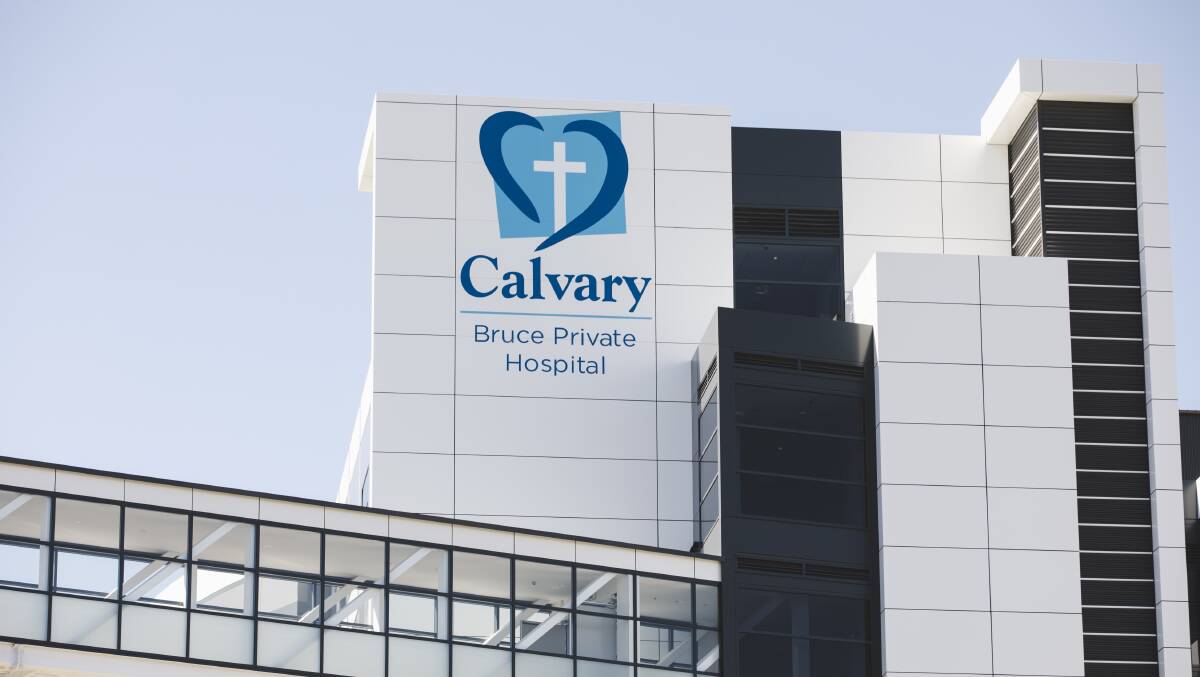 Calvary Private Hospital in Bruce will provide 10 beds to public patients as part of a six-week agreement with the ACT government. Picture: Jamila Toderas