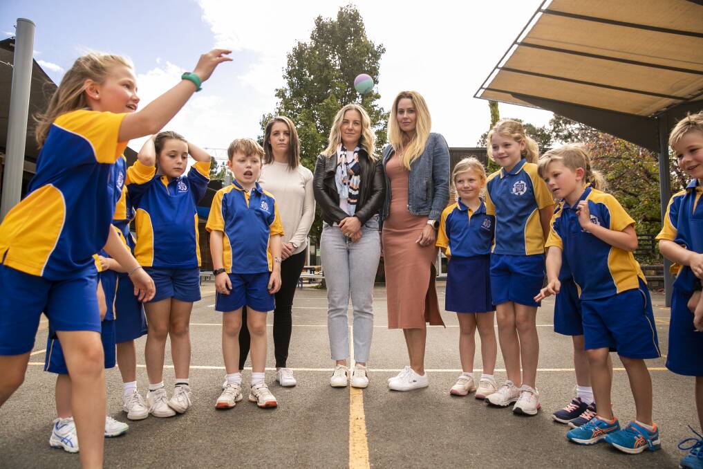 Parents and students at St Bede's Primary School are banding together to save their school. Picture: Keegan Carroll