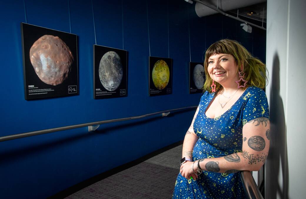 Astronomy ambassador Karlie Noon has been selected for the Superstars of STEM program run by Science and Technology Australia and supported by the federal government. Picture: Elesa Kurtz