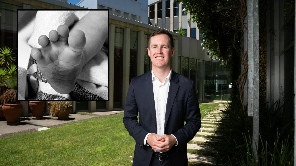 ACT Planning Minister Chris Steel has welcomed a baby daughter. Picture by Sitthixay Ditthavong, supplied