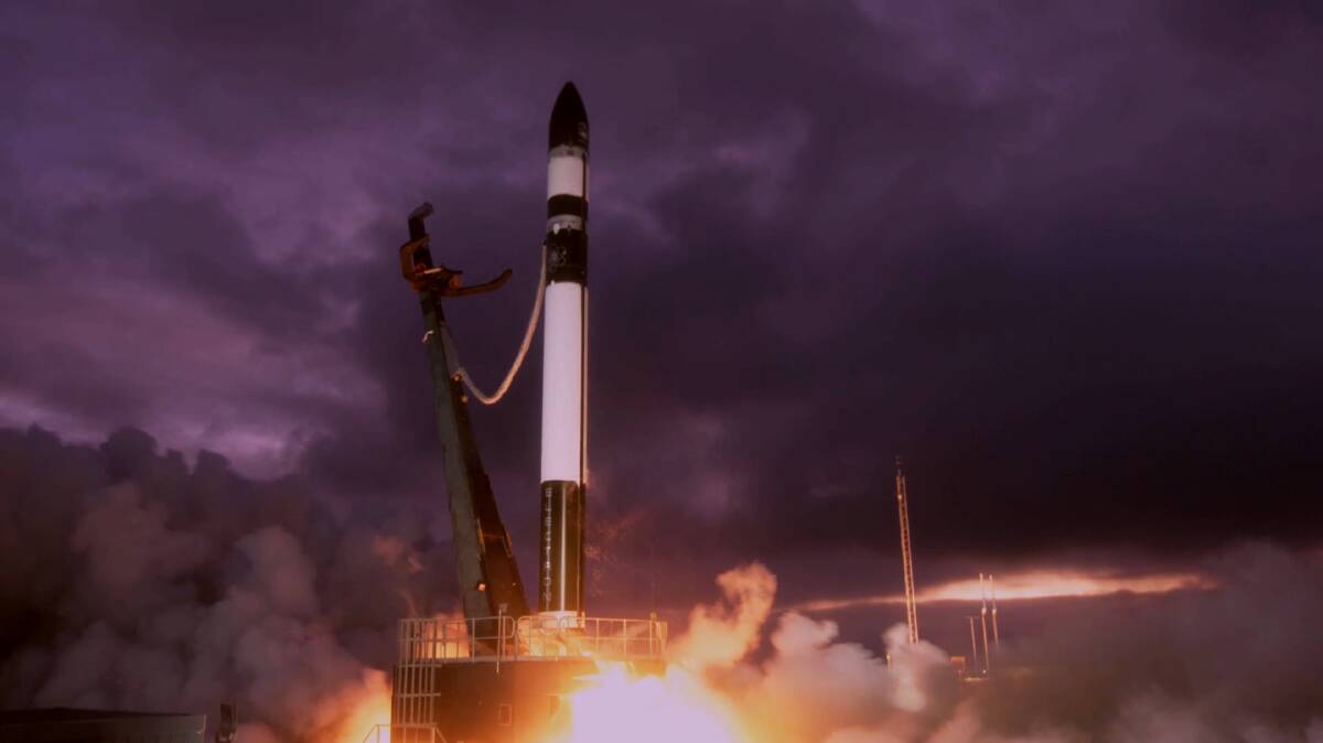 Rocket Lab's Don't Stop Me Now mission launch in New Zealand on June 13. Picture: Rocket Lab
