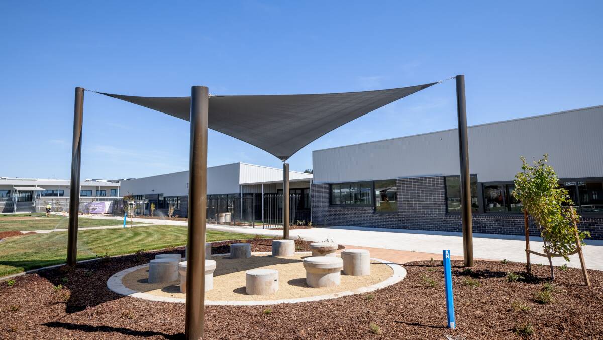 The ACT government has made more funding available to install shade structures for outdoor learning. Picture: Sitthixay Ditthavong