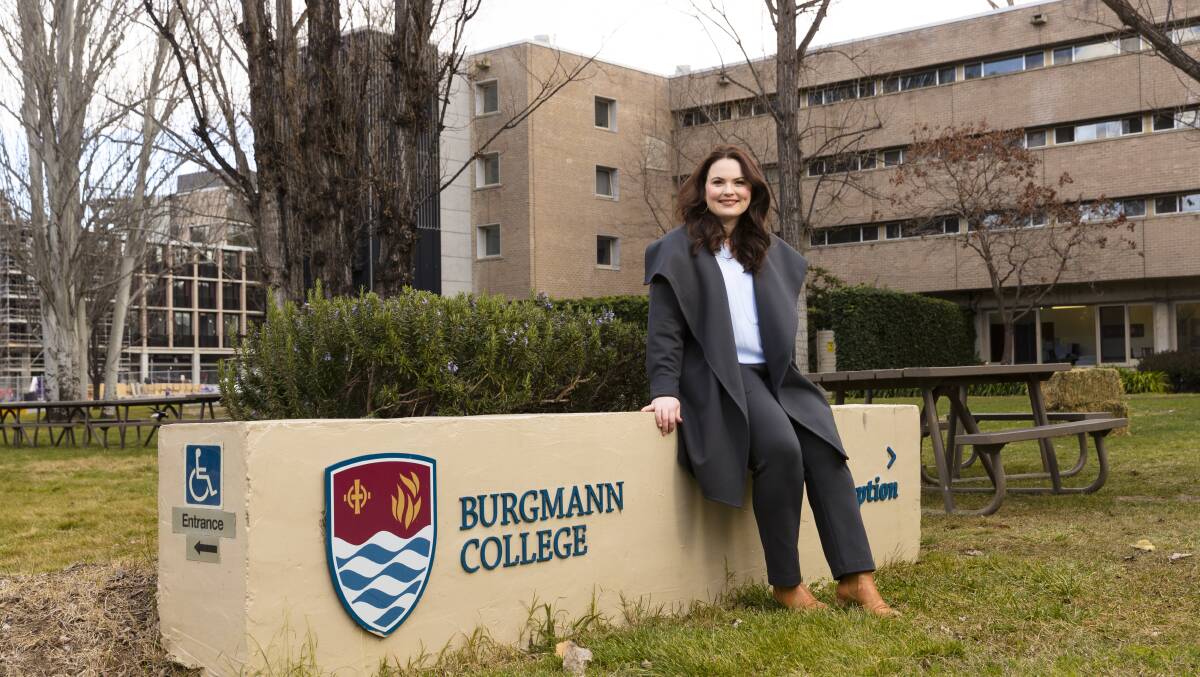 Burgmann College principal Sally Renouf is preparing to welcome back alumni to celebrate the residential college's 50th anniversary. Picture: Keegan Carroll
