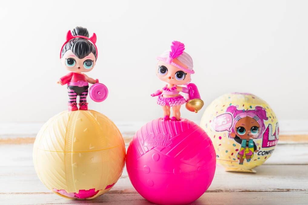 L.O.L. Surprise dolls come packaged inside a plastic ball