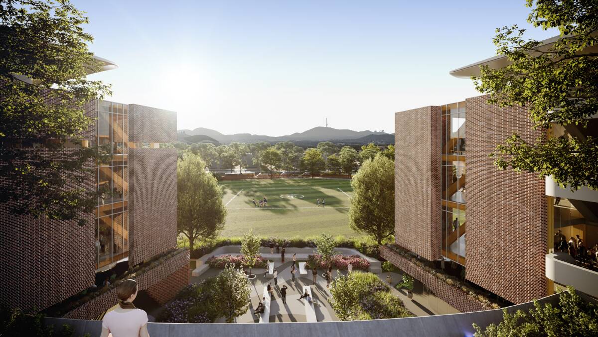 A render of the new school's design. Picture supplied
