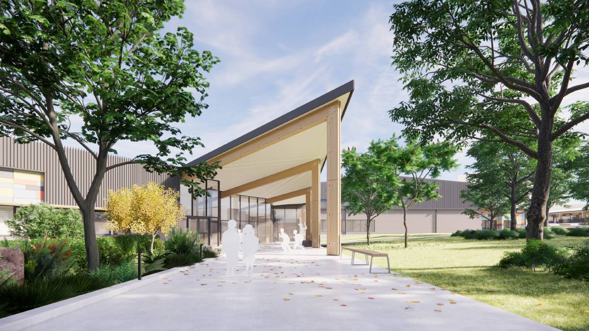 A concept image of the new primary school in Throsby. Picture: Supplied